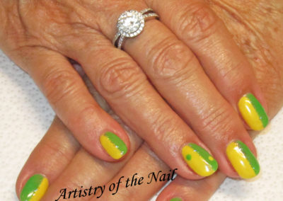 Gel Polish Manicure with basic art